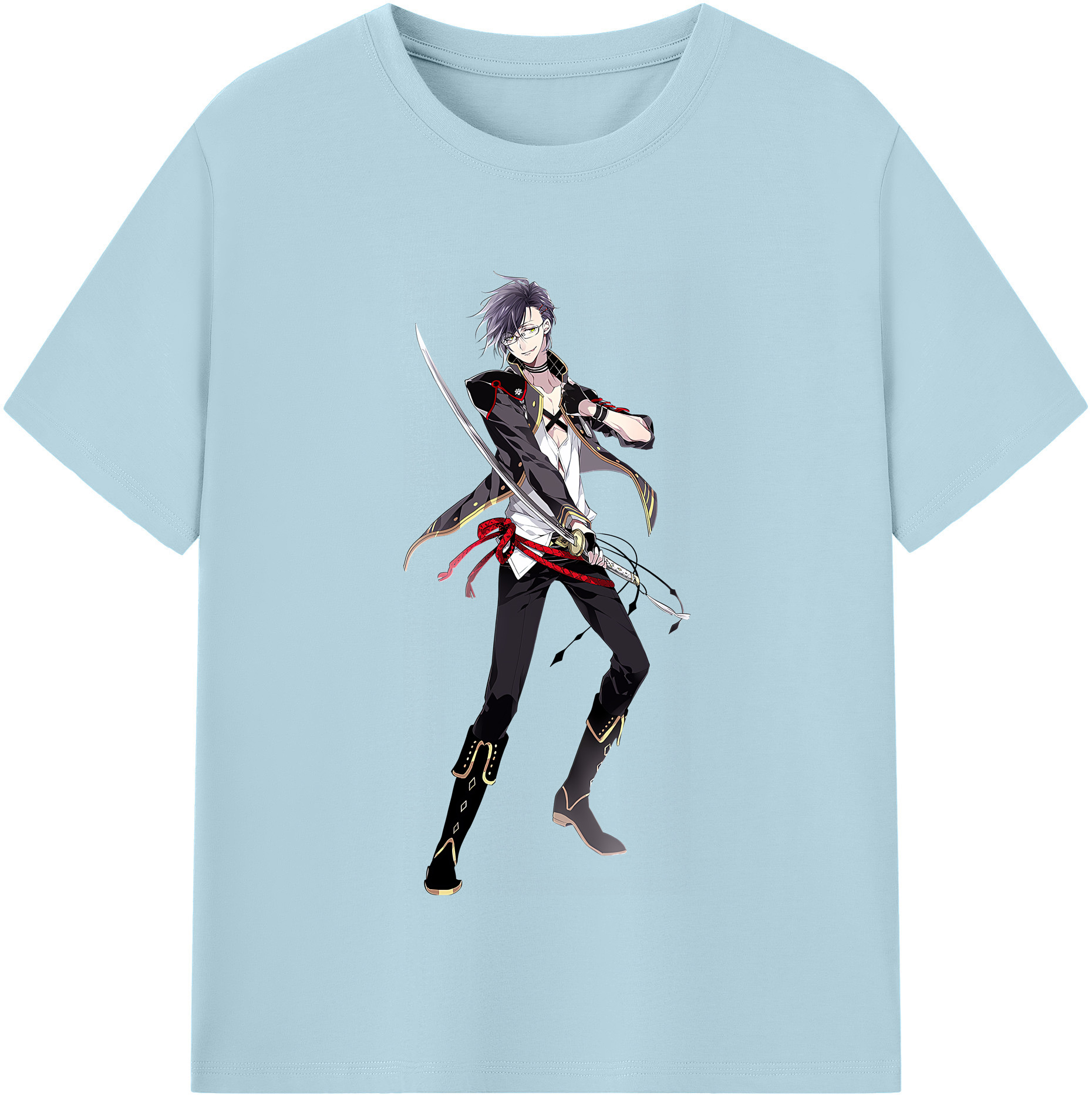（画像用） 刀剣乱舞 Touken Ranbu 綿100％半袖Tシャツ（フロントプリント）